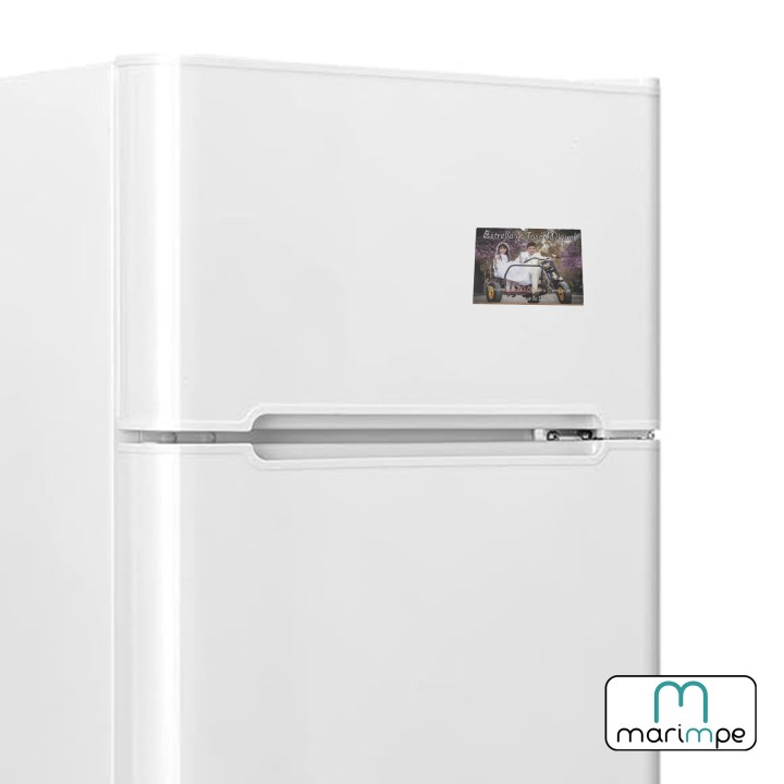 Fotoiman nevera 7x9 cm para nevera personalizado.