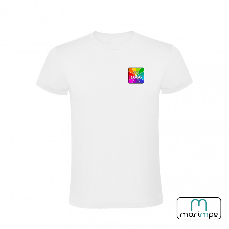 Camiseta económica algodón logo