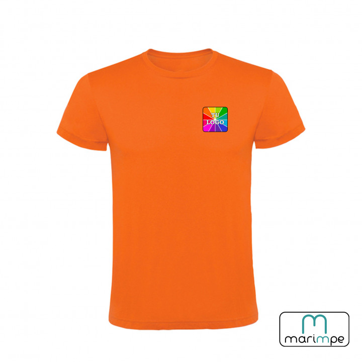 Camiseta económica algodón logo