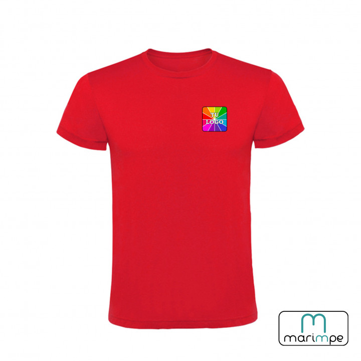 Camiseta económica algodón logo