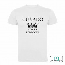 CAMISETA CUÑADO ESTE AÑO EL CHAMPÁN LO ABRO YO