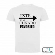 CAMISETA ESTE ES MI CUÑADO FAVORITO