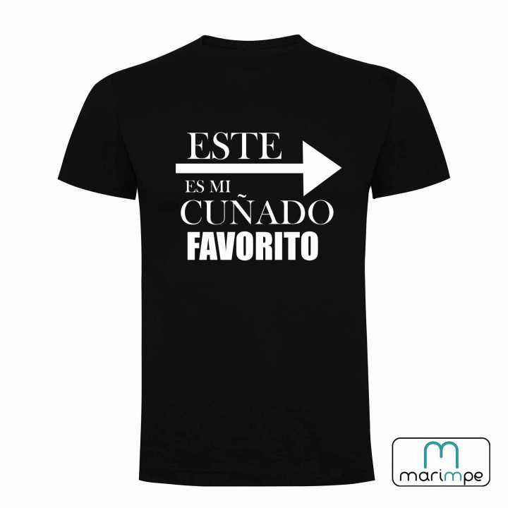CAMISETA ESTE ES MI CUÑADO FAVORITO