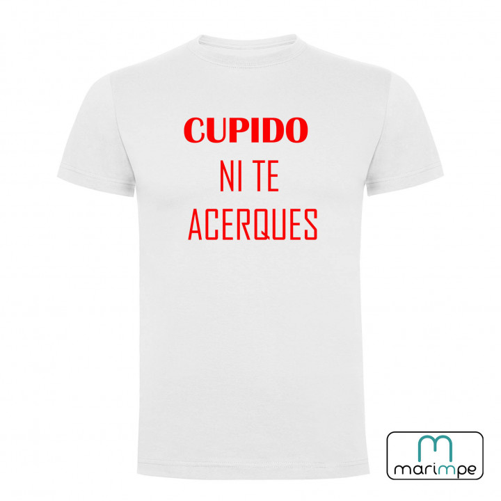 CAMISETA CUPIDO NI TE ACERQUES