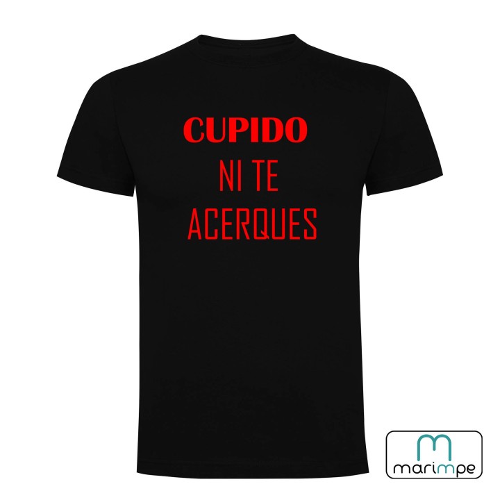 CAMISETA CUPIDO NI TE ACERQUES