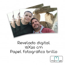 Revelado digital 15X20 cm. Baratas
