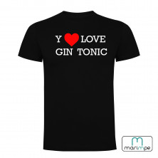 CAMISETA I LOVE GIN TONIC