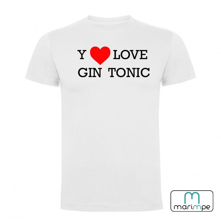CAMISETA I LOVE GIN TONIC
