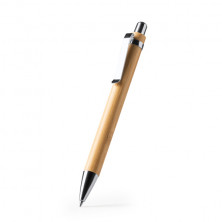 BOLIGRAFO BAMBÚ PERSONALIZADO GRABACIÓN LÁSER